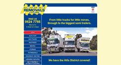 Desktop Screenshot of baulkhamhillsremovals.com.au